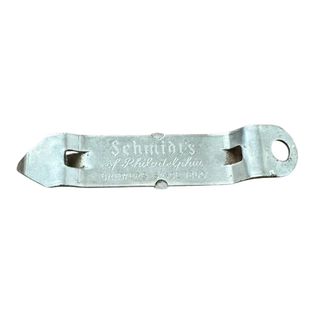 Schmidt's Of Philadelphia Can Opener Church Key Beer Advertisement‎